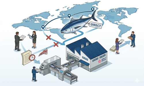 直接輸入による安定供給